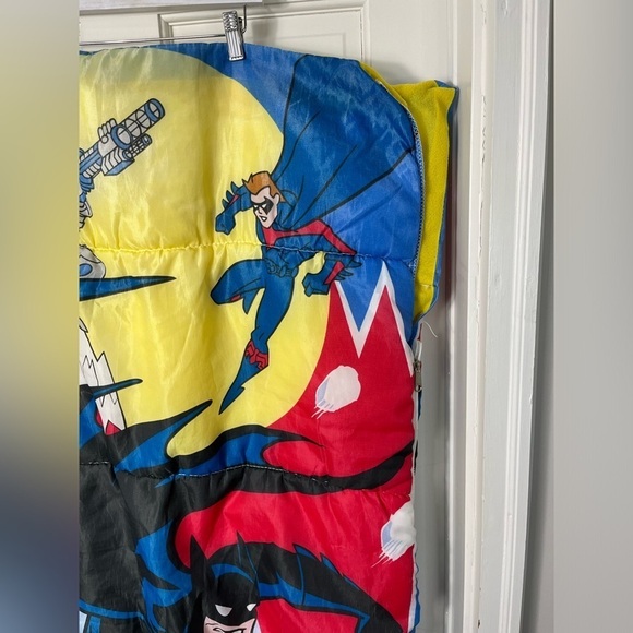 Vintage 1997 Batman & Robin DC Comics Sleeping Bag - Picture 3 of 11